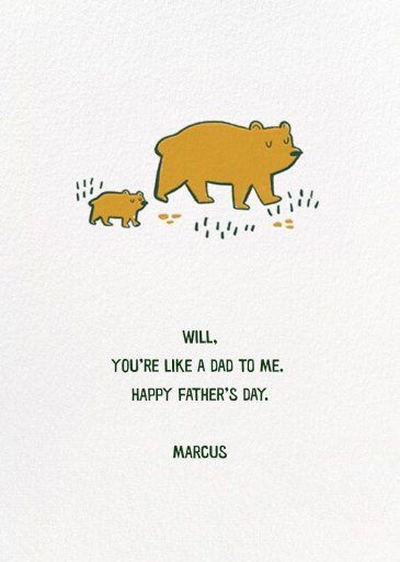 Forest Father - Father's Day Card by Hello!Lucky - Back