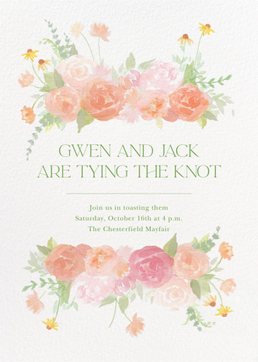 Rose Rows - Invitation by Paperless Post