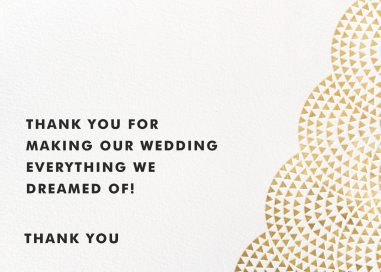 Savoy (Stationery) - Thank You Card by Paperless Post