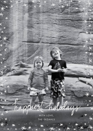 Holiday Wink - Christmas Card by Linda and Harriett