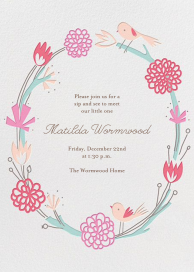 Birdie Makes A Wreath by Little Cube