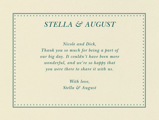 Sharon (Thank You) by Crane & Co.