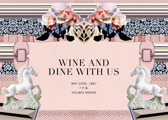 Powdy - Birthday Invitation by Mary Katrantzou