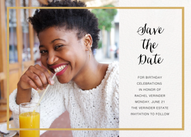 Idylle (Photo Save the Date) - Save the Date by Paperless Post
