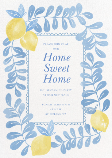 Lemon Squeezy - Celebration Invitation by Paperless Post