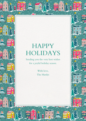 Holiday Homes (Double-Sided) by Liberty - Back