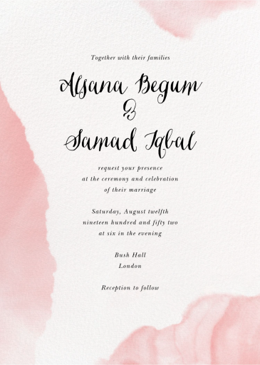 Aniline - Wedding Invitation by Paperless Post