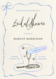 Bow Border (Custom Magic Art) by Paperless Post