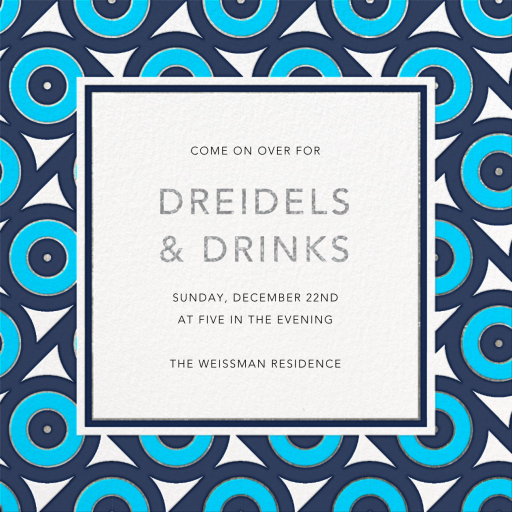 Archer - Hanukkah Invitation by Jonathan Adler