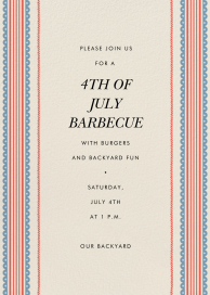 Seaside Stripe - 4th of July Invitation by Rifle Paper Co.