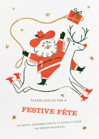 Cowboy Claus by Paperless Post