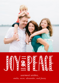 Joy and Candy Canes - Christmas Card by Paperless Post