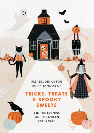 Spooky Neighbors - Party Invitation by Meri Meri