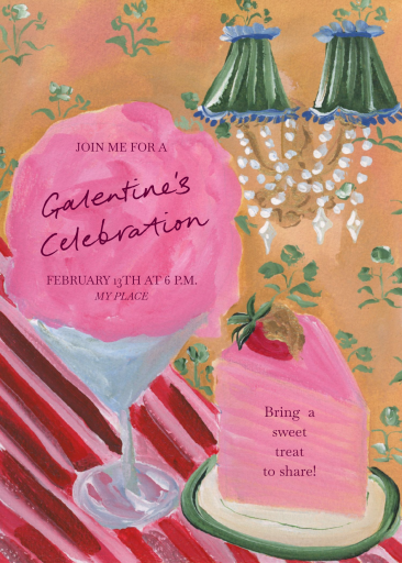 Pink Sweets - Invitation by Tara Roma Gill