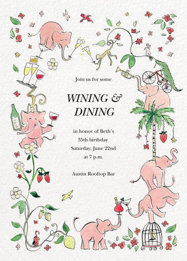 All About Balance - Birthday Invitation by Kirby x Art