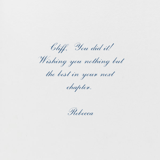 Congratulations Hydrangea - Congratulations Card by Paperless Post - Back