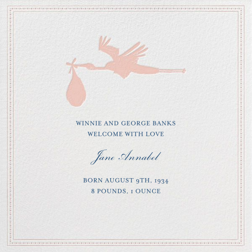 A Storks Delivery - Business Event Invitation by Mr. Boddington's Studio