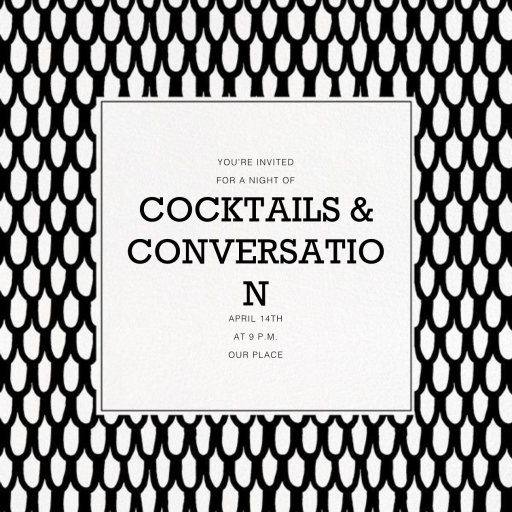 Iso Suomo - Cocktail Party Invitation by Marimekko