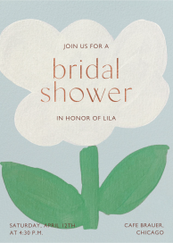 Fresh Bloom - Bridal Shower Invitation by Moglea