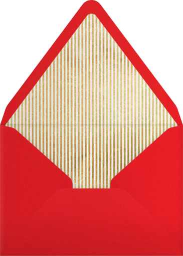 Holiday Skyline - Paperless Post Envelope