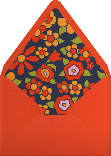 A Very Groovy Evening - Paperless Post Envelope