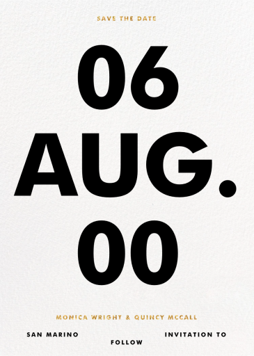 Brand New Day - Save the Date by Paperless Post