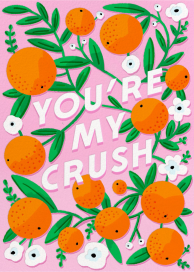Orange Crush - Greeting Card by Hello!Lucky
