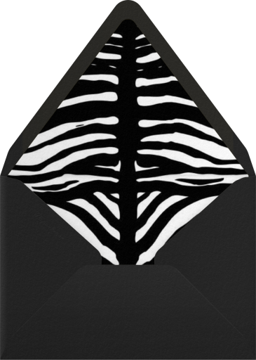 Zebras - Paperless Post Envelope