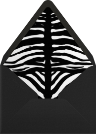 Zebras - Paperless Post Envelope