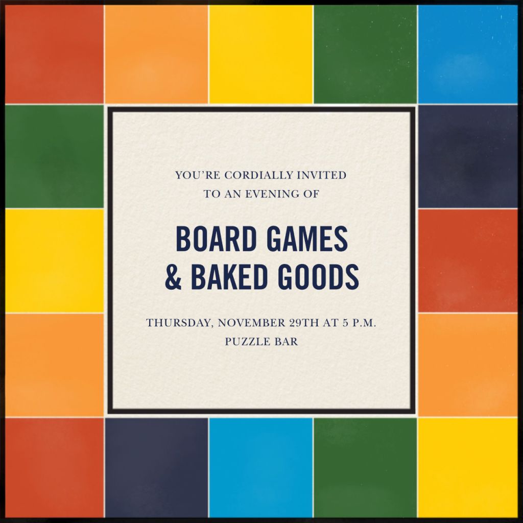 Around the Board Invitation
