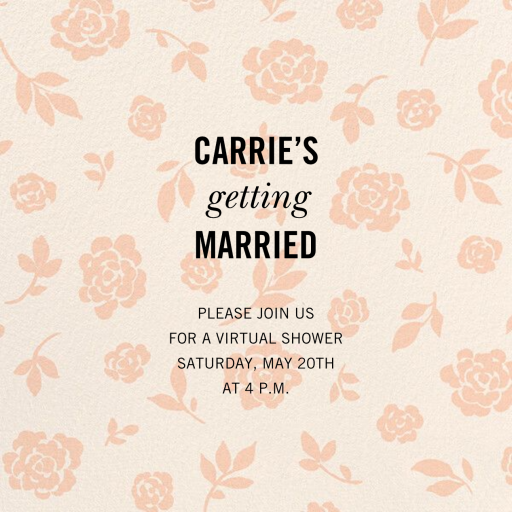 Coming Up Roses - Invitation by kate spade new york