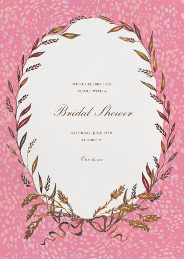 Wheaten - Bridal Shower Invitation by Happy Menocal