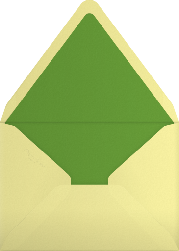 Party Frog Lily Pad Invitation Envelope