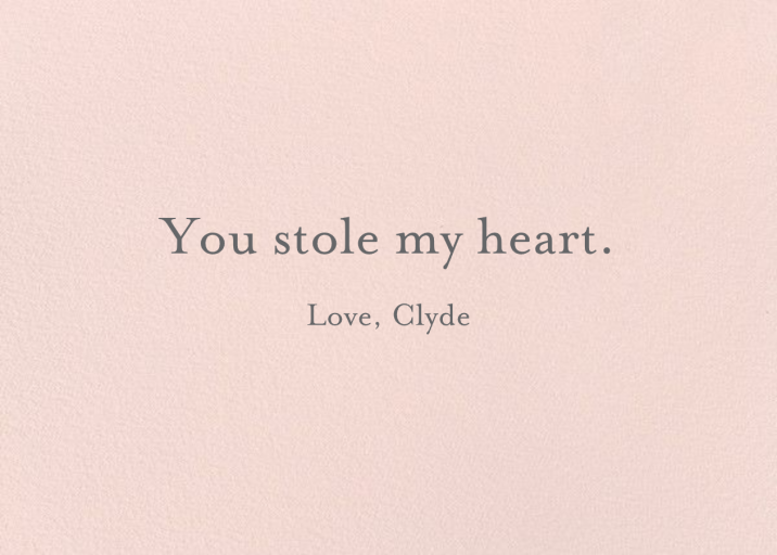 Cat's Cradle - Valentine's Day Card by Little Cube - Back