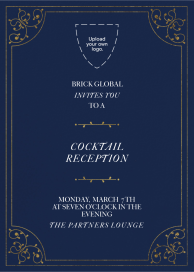 Corner Vine Decal (Customizable Template) - Corporate Reception Invitation by Paperless Post