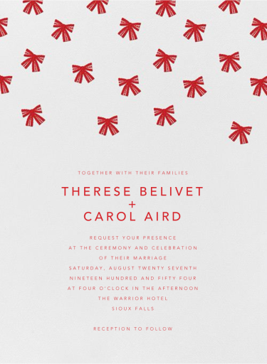 Tie the Knot by Oscar de la Renta