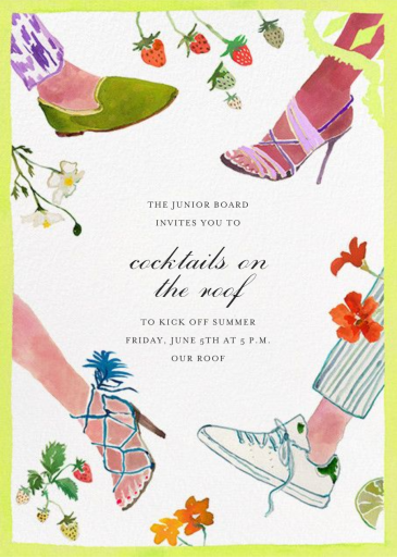 Garden Mixer - Cocktail Party Invitation by Happy Menocal