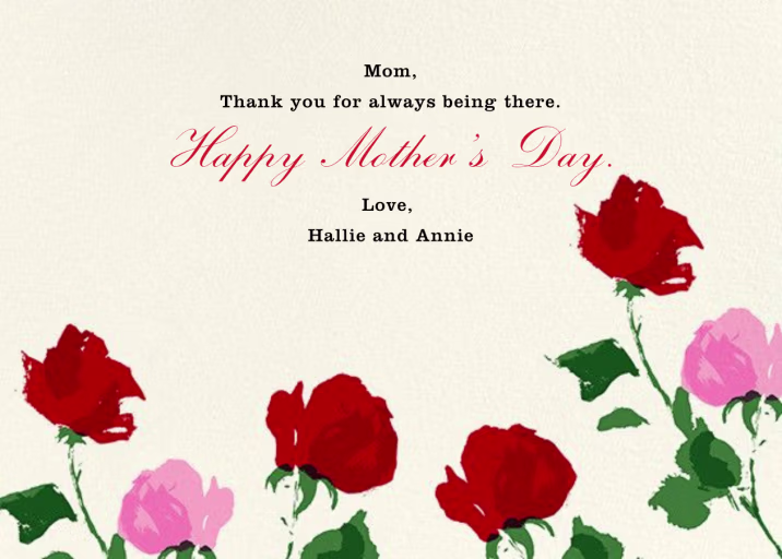 Rose (Thank You) - Mother's Day Card by kate spade new york