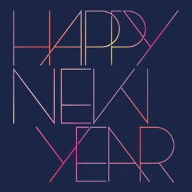 Happy Neon Year - New Year's Card by Paperless Post