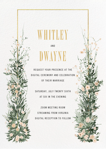 Modern Arch - Wedding Invitation by Paperless Post
