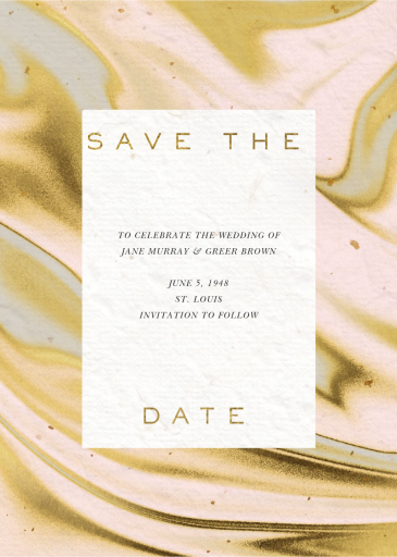Golden Hour - Save the Date by Paperless Post