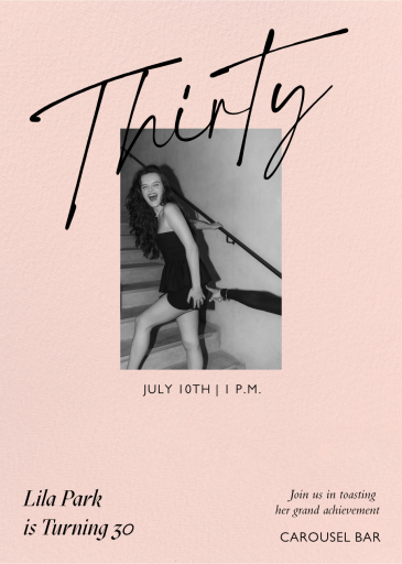 Signature Celebration - Birthday Invitation by Paperless Post