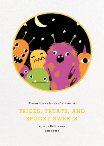Party Monsters - Halloween Invitation by Paperless Post