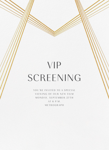 Thea - Viewing Party Invitation by Paperless Post