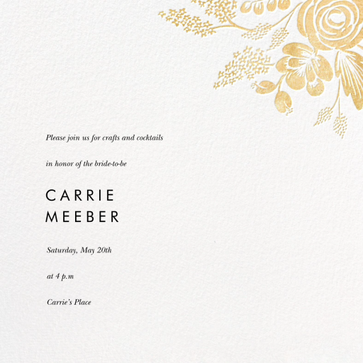 Heather and Lace (Square) - Invitation by Rifle Paper Co.
