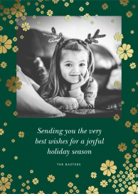 Clover and Over Photo - Christmas Card by kate spade new york