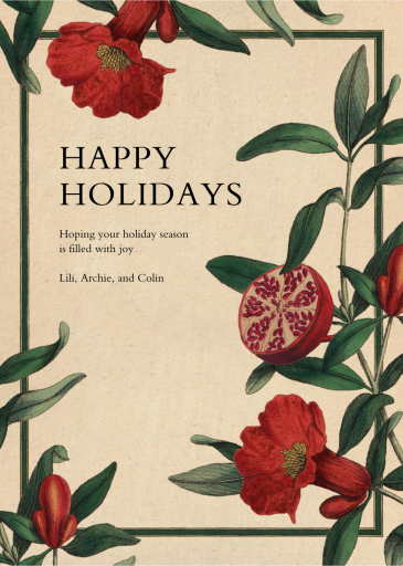 Balaustine - Greeting Card by John Derian