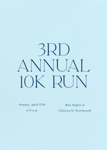 Glacier - Fundraiser Invitation by Paperless Post