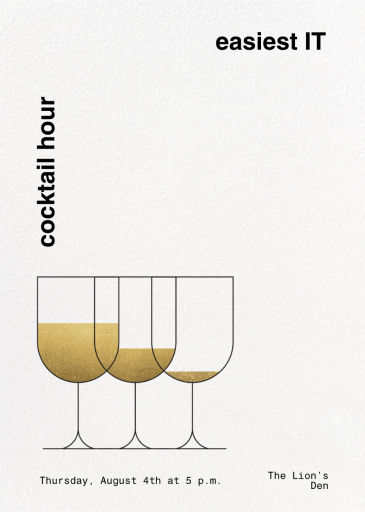 Top Up - Cocktail Party Invitation by Paperless Post