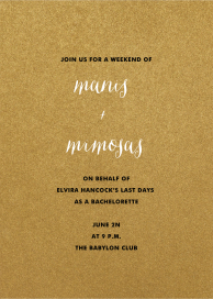 Fort Knox - Bachelorette Party Invitation by Paperless Post